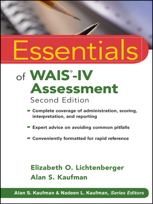 Upplýsingar um Essentials of WAIS-IV Assessment eftir Elizabeth O. Lichtenberger - Biðlisti